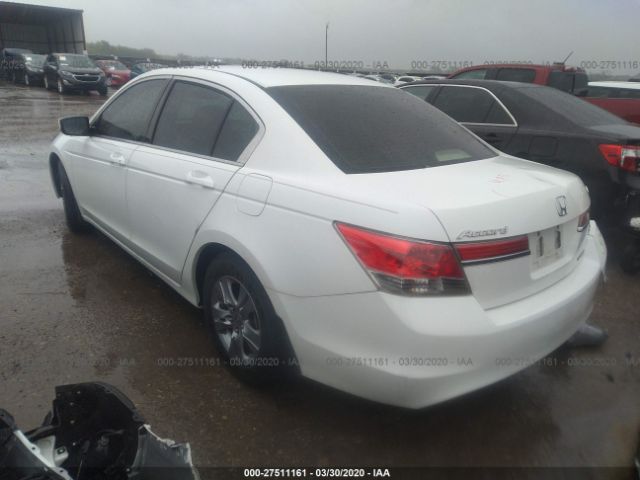 1HGCP2F62BA142560 - 2011 HONDA ACCORD SE White photo 3