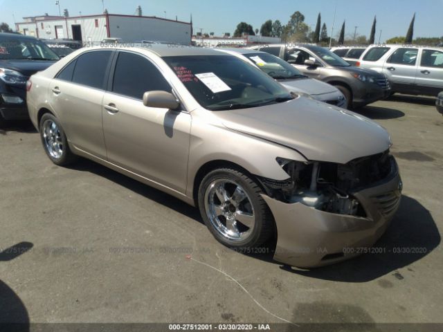 4T1BE46K37U536689 - 2007 TOYOTA CAMRY CE/LE/XLE/SE Gold photo 1