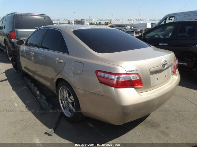 4T1BE46K37U536689 - 2007 TOYOTA CAMRY CE/LE/XLE/SE Gold photo 3