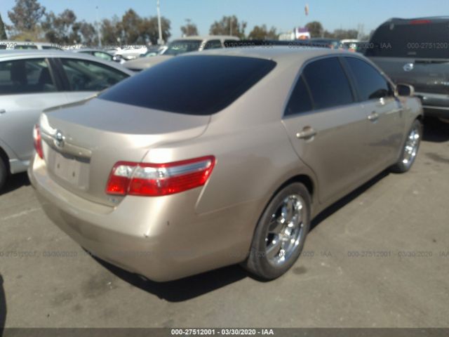 4T1BE46K37U536689 - 2007 TOYOTA CAMRY CE/LE/XLE/SE Gold photo 4