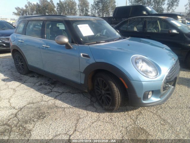 WMWLN5C57H2E32183 - 2017 MINI COOPER CLUBMAN Blue photo 1