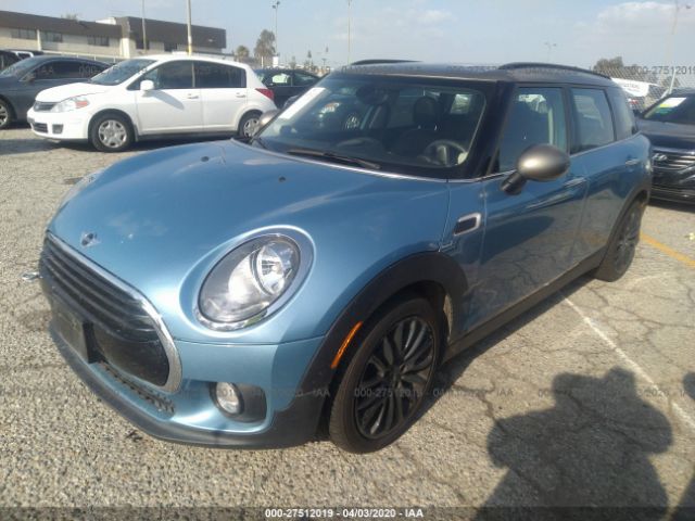 WMWLN5C57H2E32183 - 2017 MINI COOPER CLUBMAN Blue photo 2