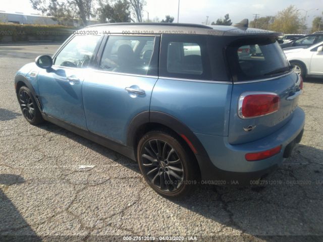 WMWLN5C57H2E32183 - 2017 MINI COOPER CLUBMAN Blue photo 3