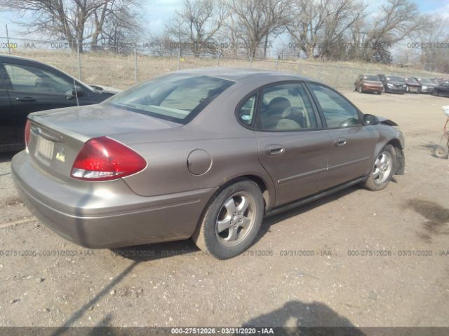 1FAFP55224G200247 - 2004 FORD TAURUS SES Tan photo 4