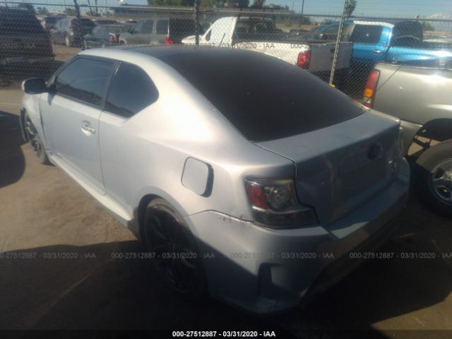 JTKJF5C72E3068713 - 2014 TOYOTA SCION TC  Gray photo 3