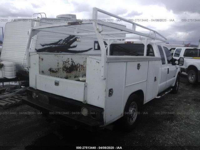 1FTWX30P46EA30828 - 2006 FORD F350 SRW SUPER DUTY White photo 4