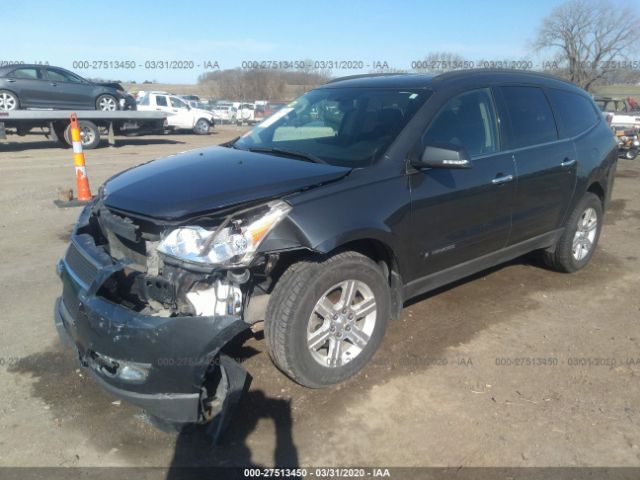 1GNEV23D19S169311 - 2009 CHEVROLET TRAVERSE LT Gray photo 2