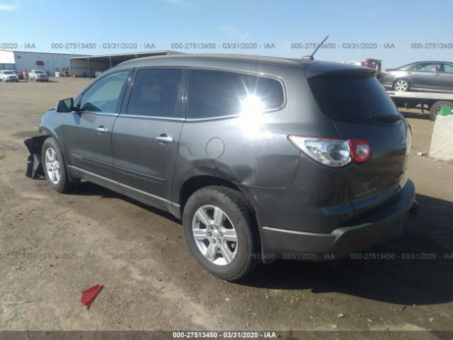 1GNEV23D19S169311 - 2009 CHEVROLET TRAVERSE LT Gray photo 3