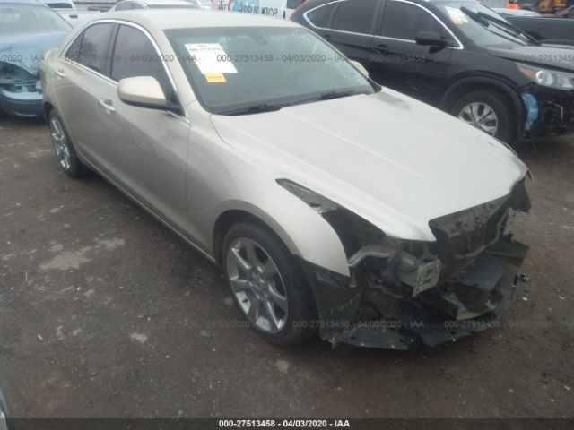 1G6AA5RX3E0174296 - 2014 CADILLAC ATS  Silver photo 1