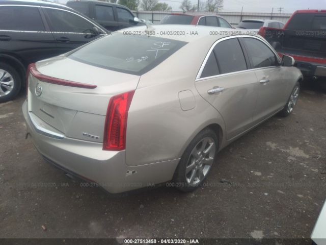 1G6AA5RX3E0174296 - 2014 CADILLAC ATS  Silver photo 4