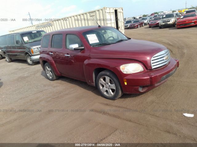 3GNDA23D27S543045 - 2007 CHEVROLET HHR LT Maroon photo 1