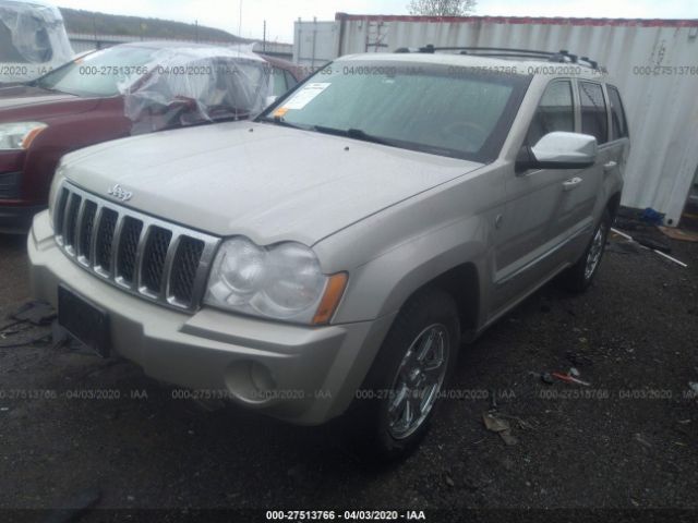 1J8HR68286C367617 - 2006 JEEP GRAND CHEROKEE OVERLAND Silver photo 2