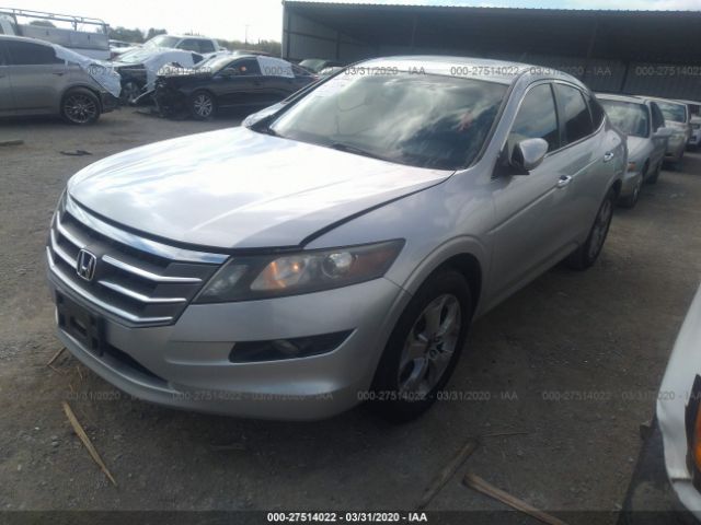 5J6TF1H56AL000631 - 2010 HONDA ACCORD CROSSTOUR EXL Silver photo 2