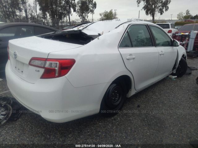 4T4BF1FK5ER431716 - 2014 TOYOTA CAMRY L/SE/LE/XLE 白色 照片 4