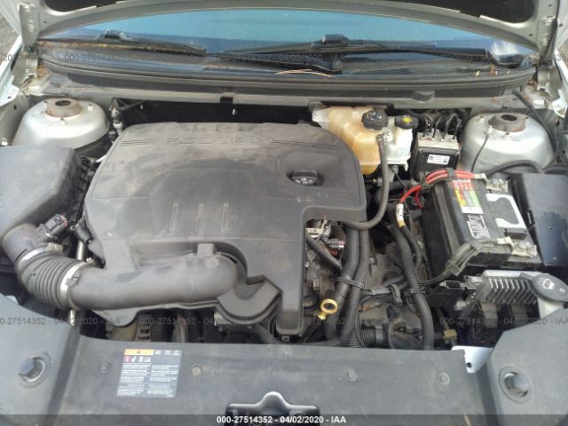 1G1ZC5EU0BF223252 - 2011 CHEVROLET MALIBU 1LT 银色 照片 10
