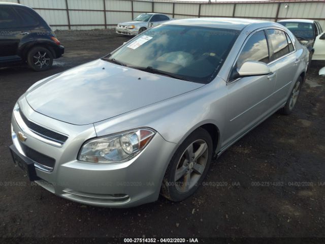 1G1ZC5EU0BF223252 - 2011 CHEVROLET MALIBU 1LT 银色 照片 2