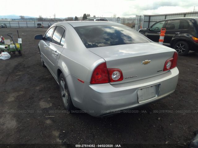 1G1ZC5EU0BF223252 - 2011 CHEVROLET MALIBU 1LT 银色 照片 3