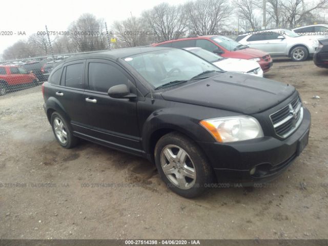 1B3HB48B57D262837 - 2007 DODGE CALIBER SXT Black photo 1