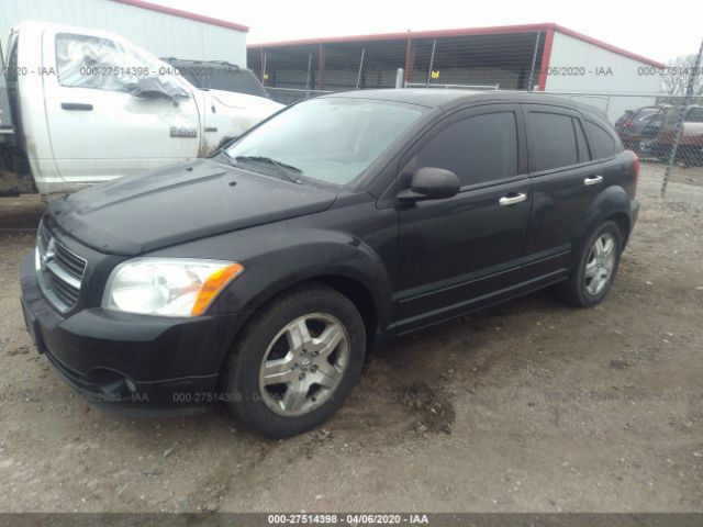 1B3HB48B57D262837 - 2007 DODGE CALIBER SXT Black photo 2