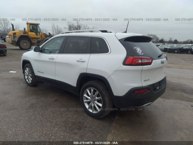 1C4PJMDSXGW342948 - 2016 JEEP CHEROKEE LIMITED White photo 3