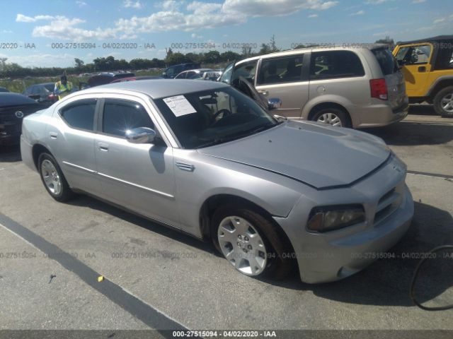 2B3KA43G87H863593 - 2007 DODGE CHARGER SE/SXT Silver photo 1