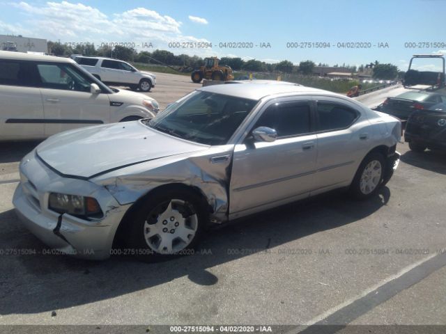 2B3KA43G87H863593 - 2007 DODGE CHARGER SE/SXT Silver photo 2