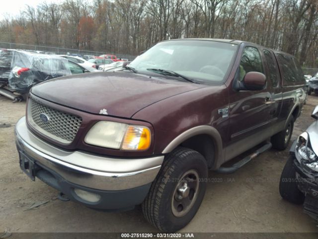 1FTRX18L81NA63553 - 2001 FORD F150  Burgundy photo 2