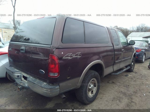 1FTRX18L81NA63553 - 2001 FORD F150  Burgundy photo 4