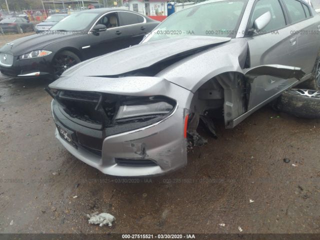 2C3CDXCT2HH562607 - 2017 DODGE CHARGER R/T Silver photo 6