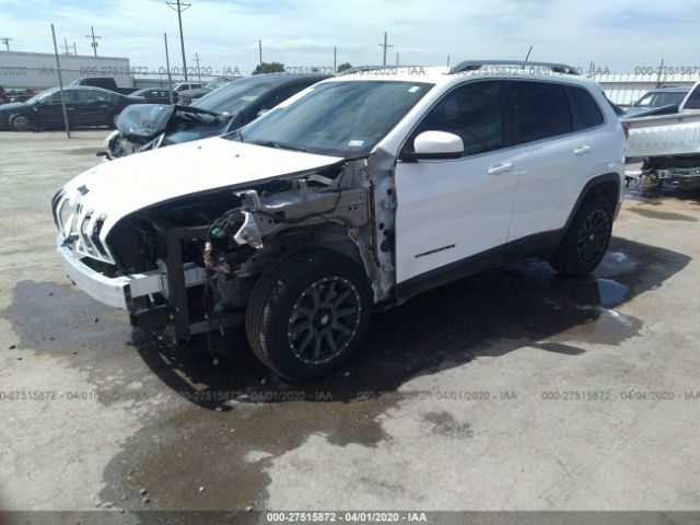 1C4PJLCBXGW110586 - 2016 JEEP CHEROKEE LATITUDE White photo 2