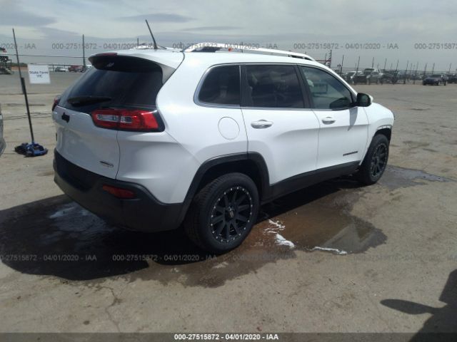 1C4PJLCBXGW110586 - 2016 JEEP CHEROKEE LATITUDE White photo 4