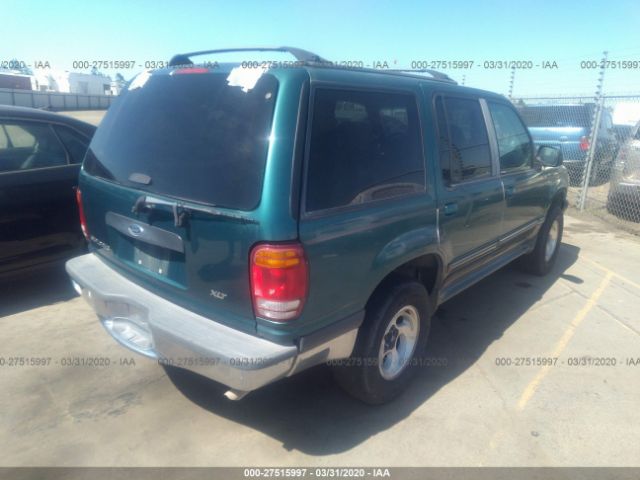 1FMZU34E7WZA76267 - 1998 FORD EXPLORER  Green photo 4