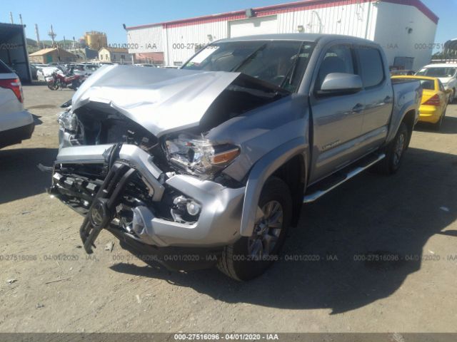 3TMAZ5CNXJM062972 - 2018 TOYOTA TACOMA DBL CAB/SR5/TRD SPORT/OR Gray photo 6