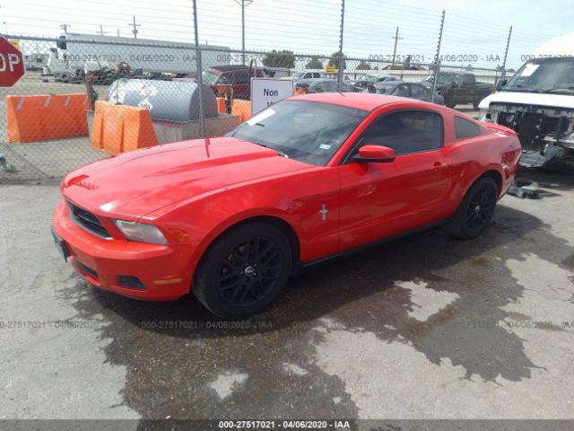 1ZVBP8AM0C5235572 - 2012 FORD MUSTANG  Red photo 2