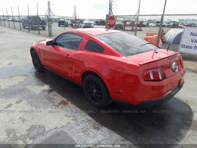 1ZVBP8AM0C5235572 - 2012 FORD MUSTANG  Red photo 3