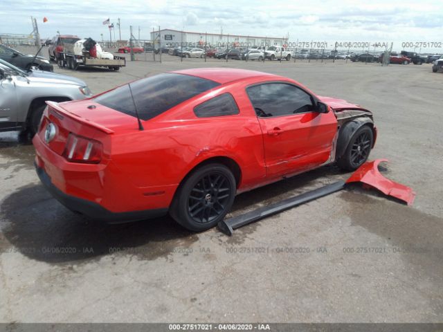 1ZVBP8AM0C5235572 - 2012 FORD MUSTANG  Red photo 4