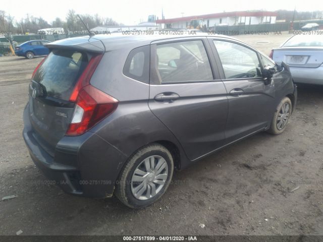 JHMGK5H57GX034829 - 2016 HONDA FIT LX Gray photo 4