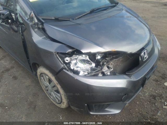 JHMGK5H57GX034829 - 2016 HONDA FIT LX Gray photo 6