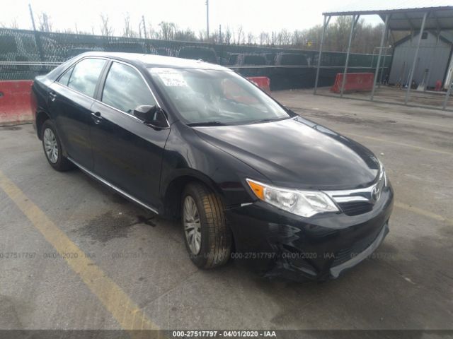 4T1BF1FK0CU126972 - 2012 TOYOTA CAMRY SE/LE/XLE Black photo 1