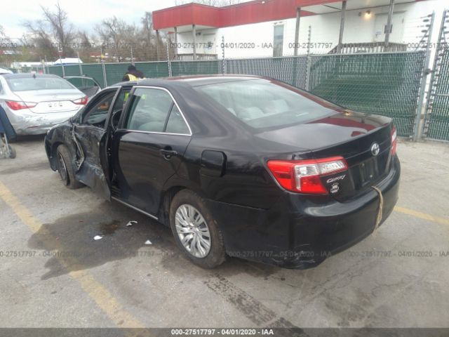 4T1BF1FK0CU126972 - 2012 TOYOTA CAMRY SE/LE/XLE Black photo 3