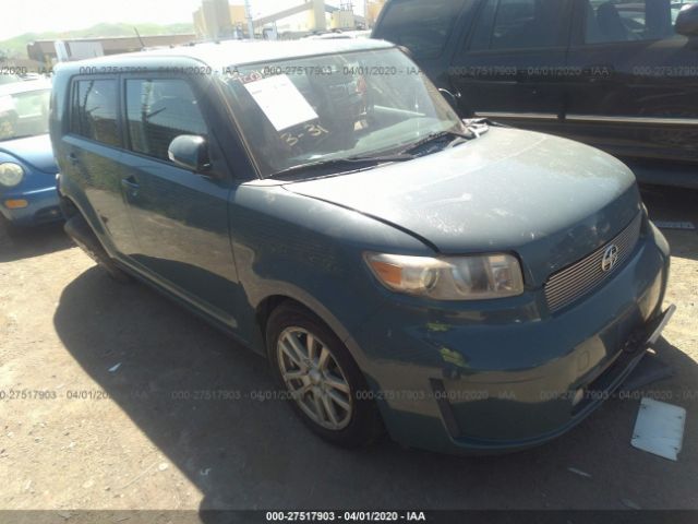 JTLKE50E281010378 - 2008 TOYOTA SCION XB Blau Foto 1