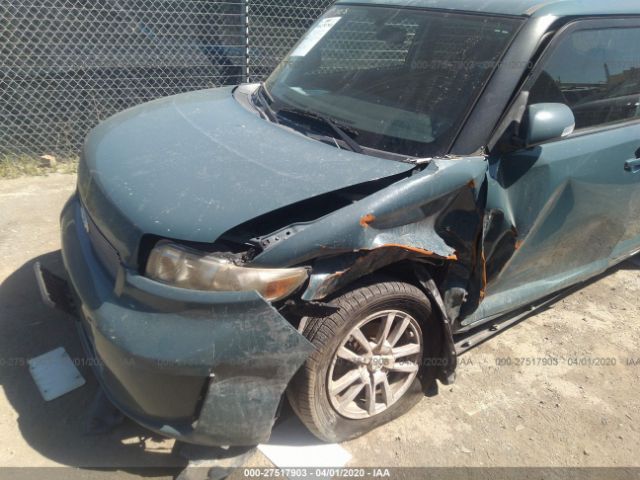 JTLKE50E281010378 - 2008 TOYOTA SCION XB Blau Foto 6