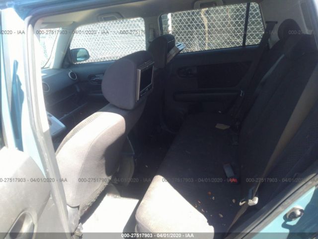 JTLKE50E281010378 - 2008 TOYOTA SCION XB Blau Foto 8