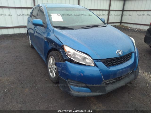 2T1KU4EEXAC324749 - 2010 TOYOTA COROLLA MATRIX  Blue photo 1