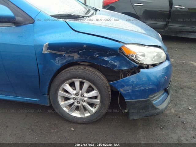 2T1KU4EEXAC324749 - 2010 TOYOTA COROLLA MATRIX  Blue photo 6