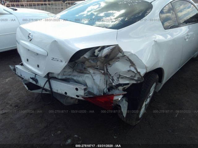 1N4AL24E88C116530 - 2008 NISSAN ALTIMA 2.5S White photo 6