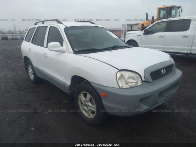 KM8SC13D42U166937 - 2002 HYUNDAI SANTA FE GLS/LX White photo 1