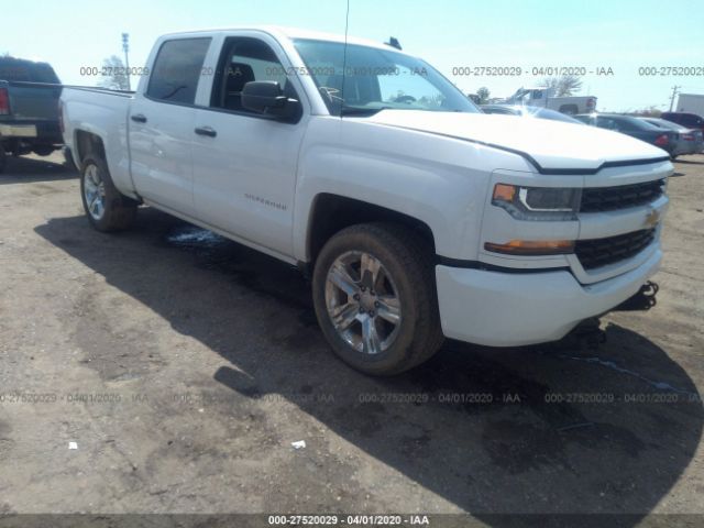 3GCPCPEC0JG349836 - 2018 CHEVROLET SILVERADO C1500 CUSTOM White photo 1