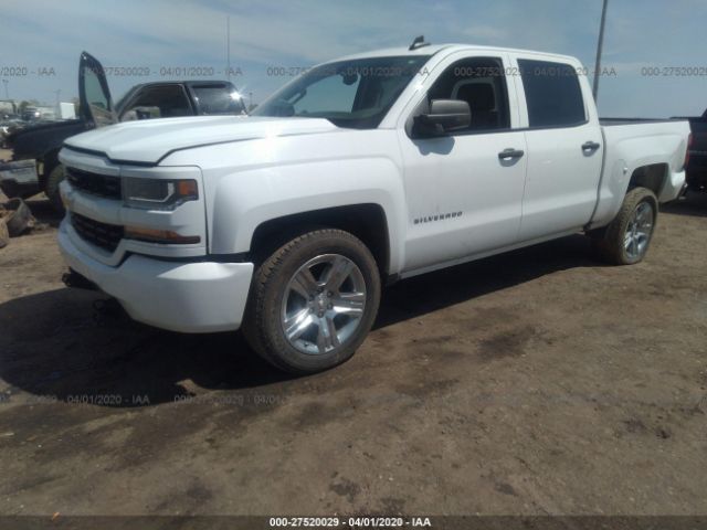 3GCPCPEC0JG349836 - 2018 CHEVROLET SILVERADO C1500 CUSTOM White photo 2