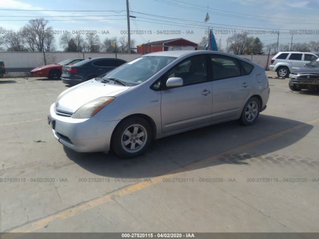 JTDKB20U687721993 - 2008 TOYOTA PRIUS  Silver photo 2